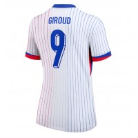 France Olivier Giroud #9 Replica Away Shirt Ladies Euro 2024 Short Sleeve